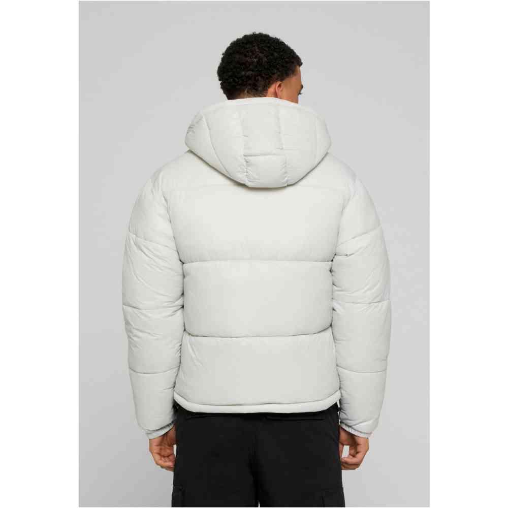 Urban Classics - Shiny Puffer With Hood Puffer jacket - Grey